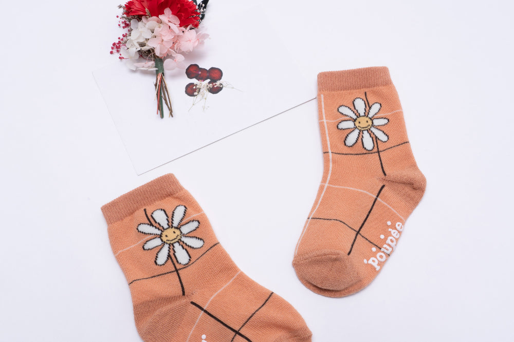Girls Socks 5 pack / 여아 유아동 한국산 양말 5종 세트 / 데이지