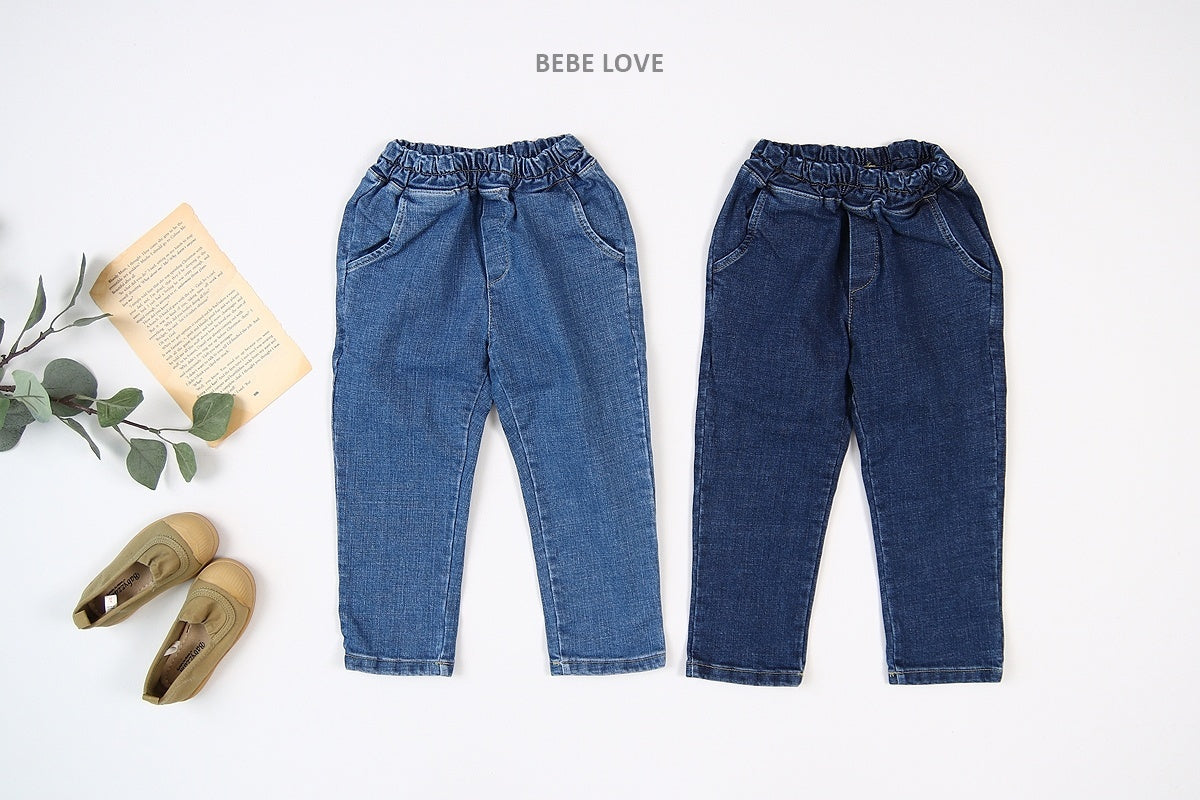 Boy Jeans / 데일리 조거 데님팬츠