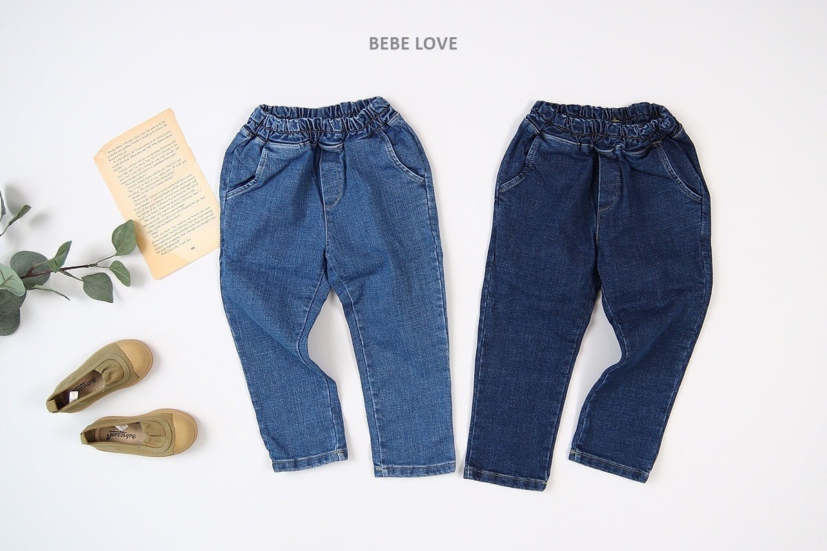 Boy Jeans / 데일리 조거 데님팬츠