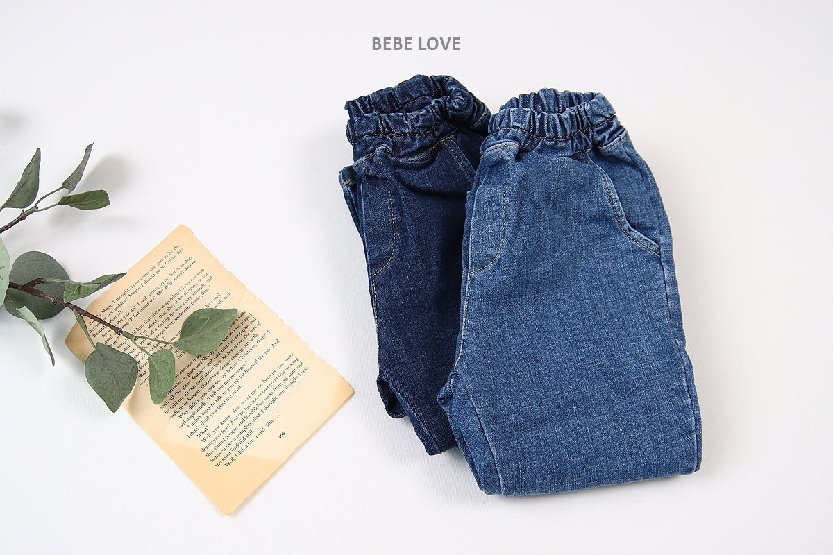 Boy Jeans / 데일리 조거 데님팬츠