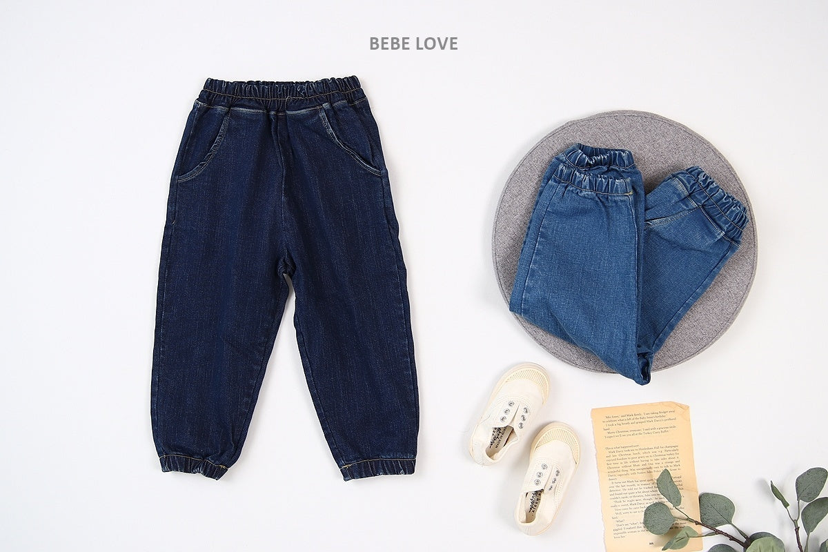 Boy Jeans / 데일리 조거 데님팬츠