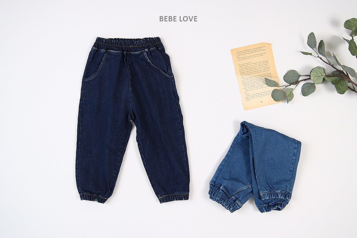 Boy Jeans / 데일리 조거 데님팬츠