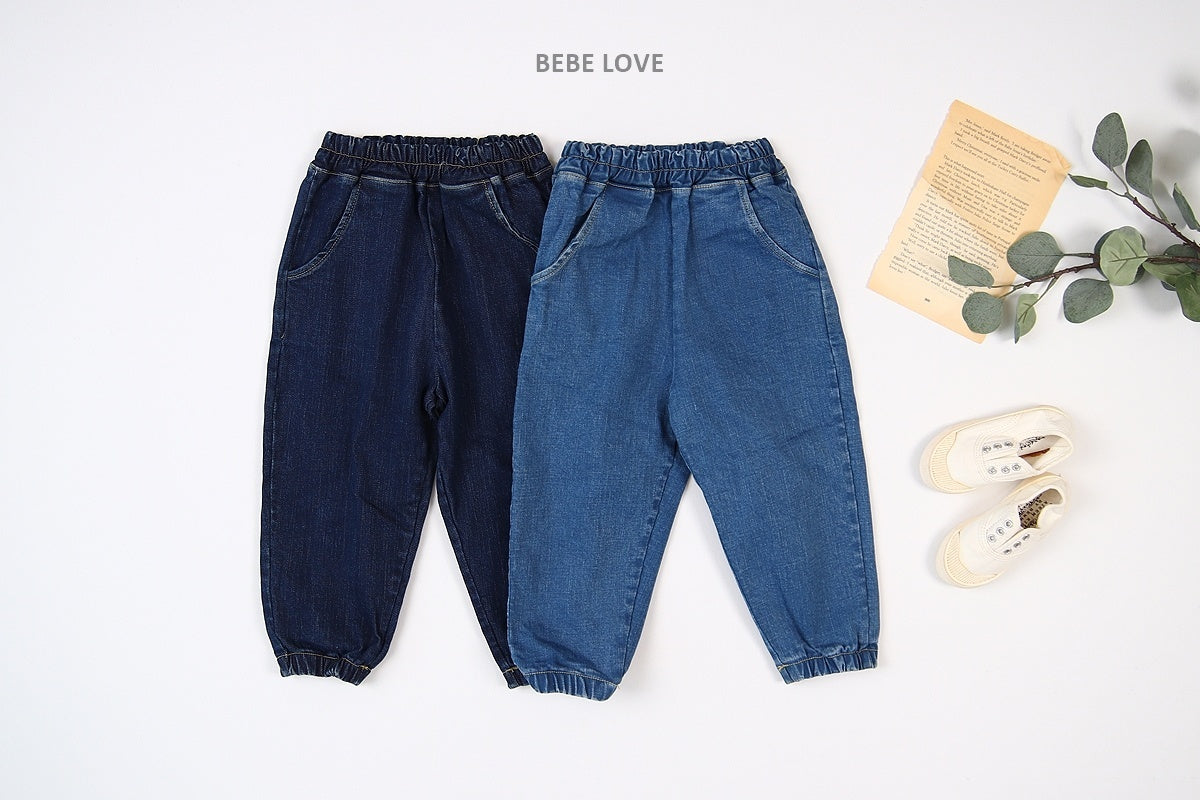 Boy Jeans / 데일리 조거 데님팬츠