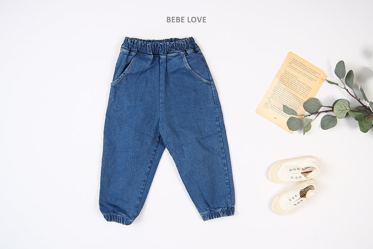 Boy Jeans / 데일리 조거 데님팬츠