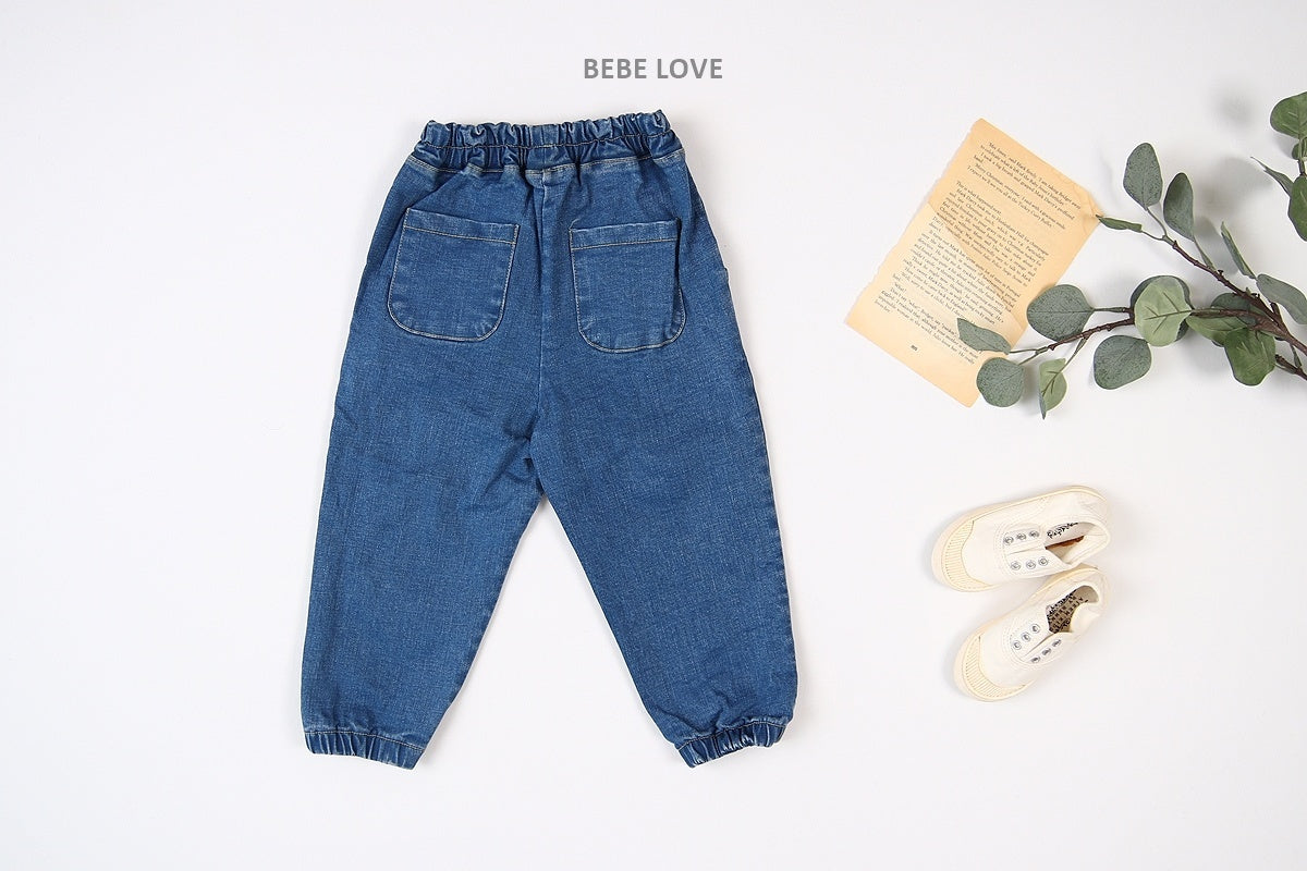 Boy Jeans / 데일리 조거 데님팬츠