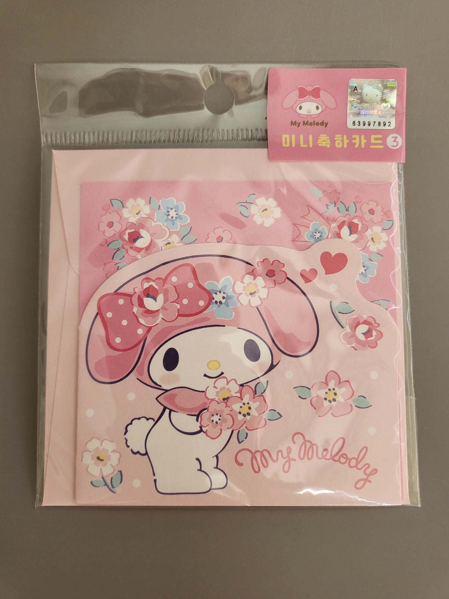 Cute Mini Card 9 SET / 미니축하카드 9종 세트 (1.66/ea)