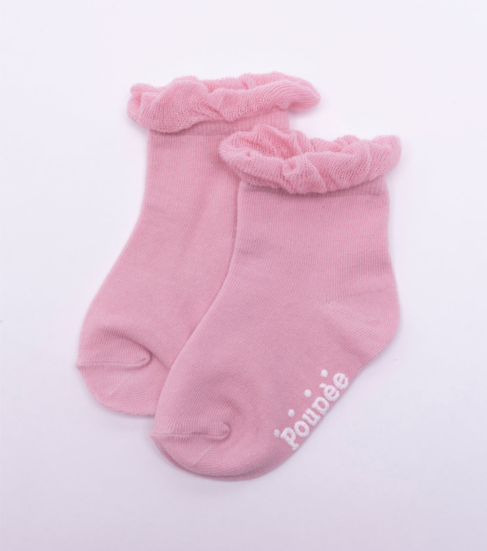 Girls Socks 4 Pack / 여아 프릴 양말 4종 세트