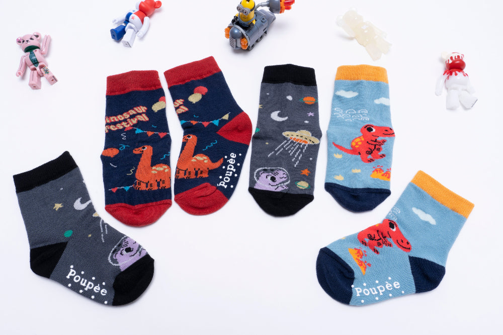 Boy Socks 5 Set (3~10Y) / 쥬라기 양말 5종세트 (3~10세)