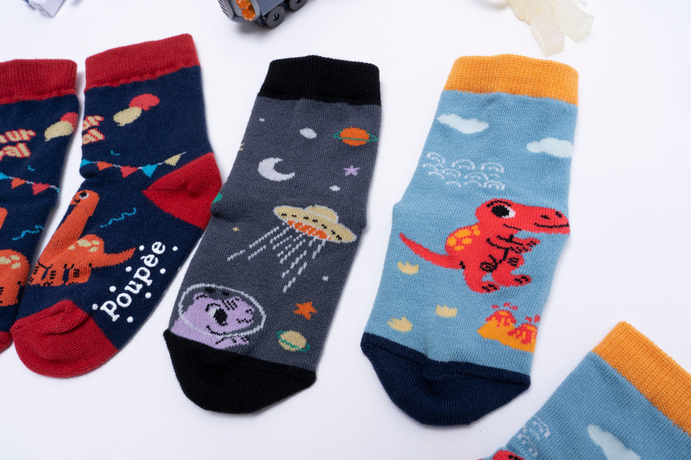 Boy Socks 5 Set (3~10Y) / 쥬라기 양말 5종세트 (3~10세)