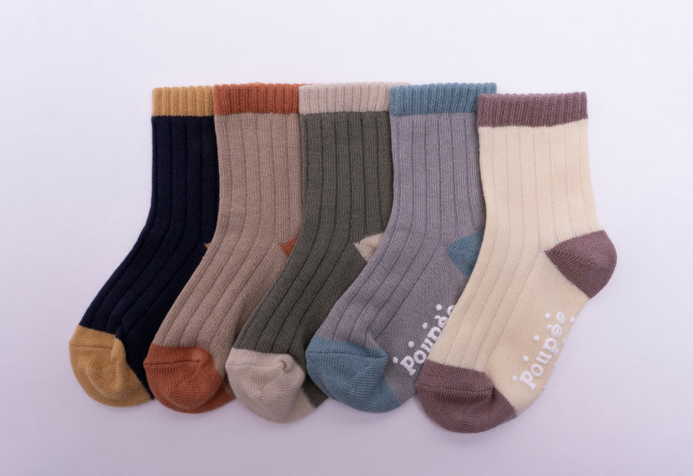 Kids Socks 5 Set / 유아,아동 가을양말 5종 세트