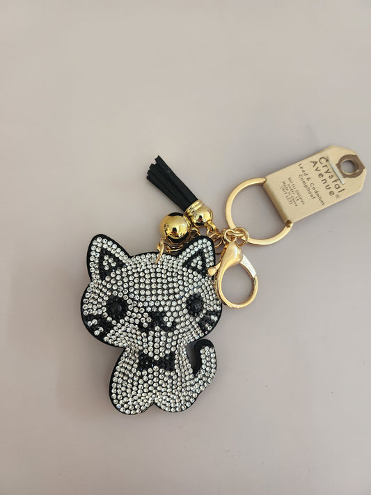 Key Chain - Cute Black Cat 블랙캣 키체인,키링
