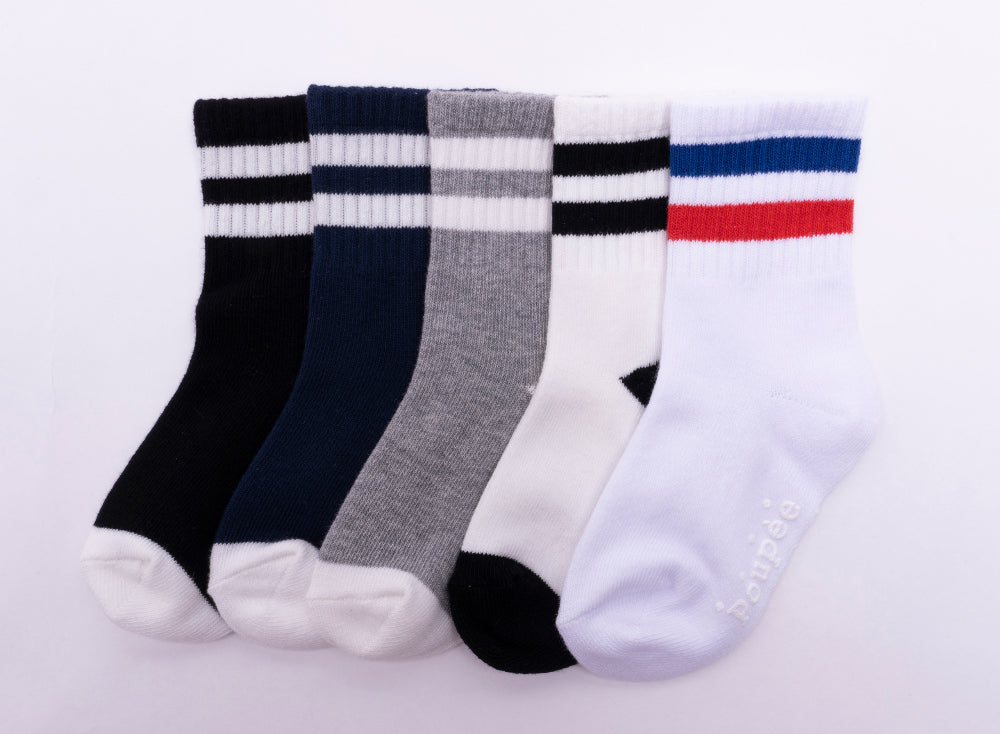 Boy Socks / 한국산 아동 양말 5종 세트 (3~10세)